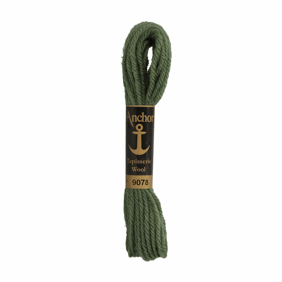 Anchor Tapestry Wool 9078 Green 10m Skein