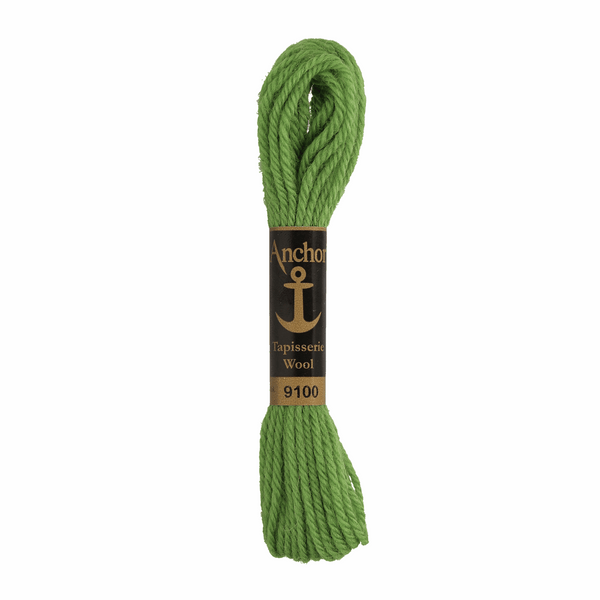 Anchor Tapestry Wool 9100 Green 10m Skein