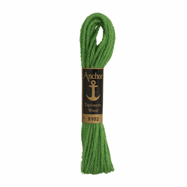 Anchor Tapestry Wool 9102 Green 10m Skein