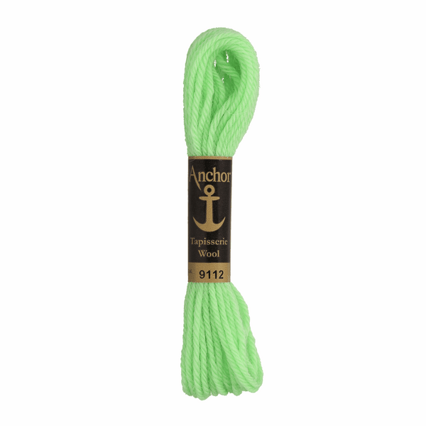 Anchor Tapestry Wool 9112 Green 10m Skein