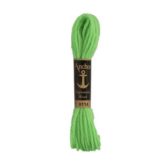 Anchor Tapestry Wool 9114 Green 10m Skein