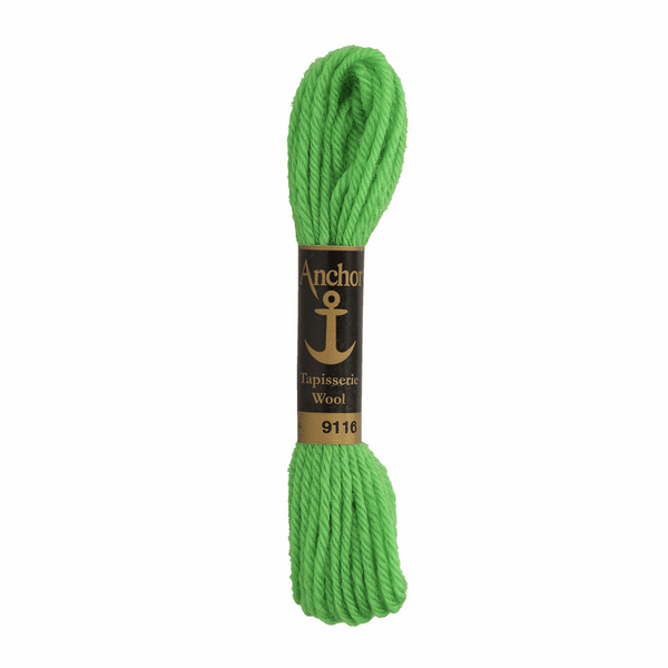 Anchor Tapestry Wool 9116 Green 10m Skein