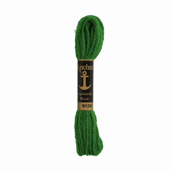 Anchor Tapestry Wool 9120 Green 10m Skein