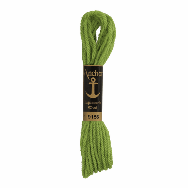 Anchor Tapestry Wool 9156 Green 10m Skein