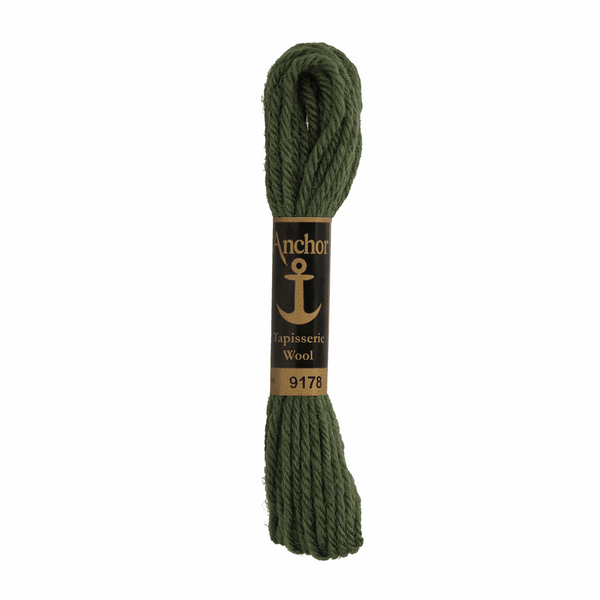 Anchor Tapestry Wool 9178 Green 10m Skein