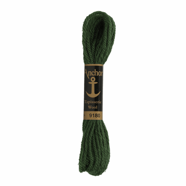 Anchor Tapestry Wool 9180 Green 10m Skein