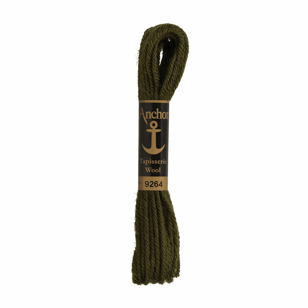 Anchor Tapestry Wool 9264 Green 10m Skein