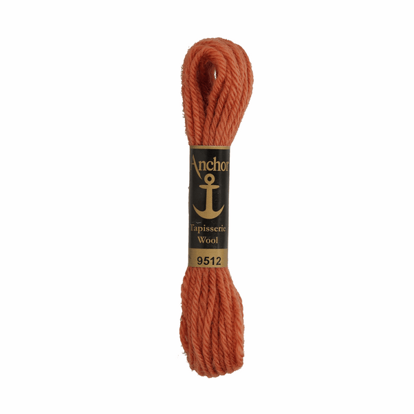 Anchor Tapestry Wool 9512 Orange 10m Skein