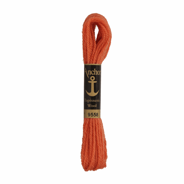 Anchor Tapestry Wool 9558 Orange 10m Skein