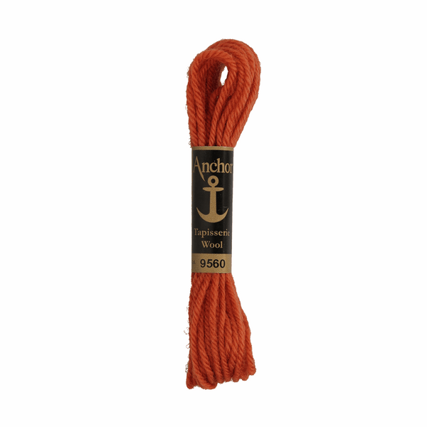 Anchor Tapestry Wool 9560 Orange 10m Skein