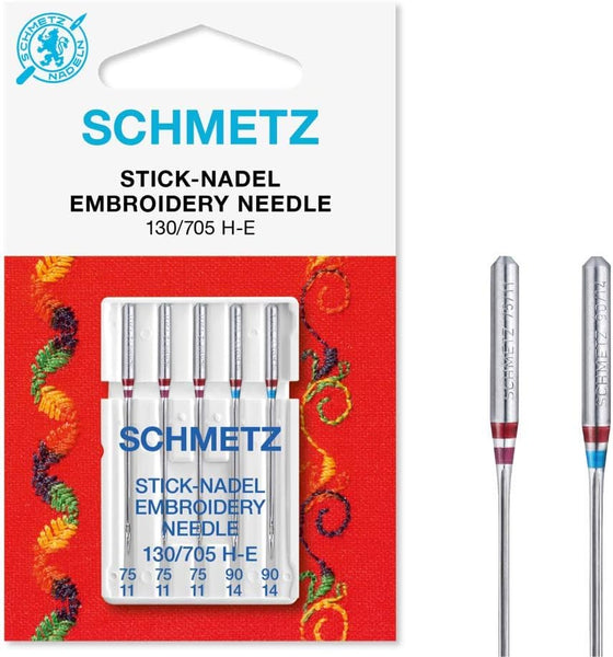 Schmetz Embroidery Needle - Size 75-90 Assorted