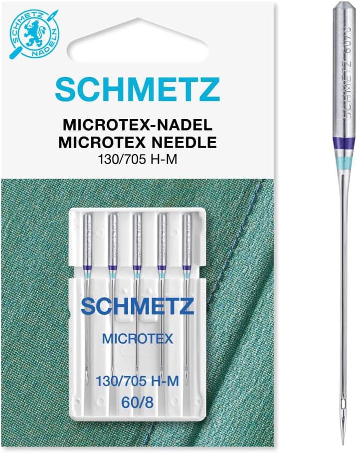 Schmetz Microtex Needles - Size 60 (8)