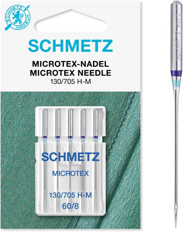 Schmetz Microtex Needles - Size 60 (8)