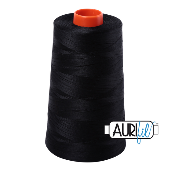 Aurifil 50 Black 2692 5900m Cone