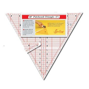 Sew Easy Ruler - 60 Degree Triangle - 8 x 9.25in