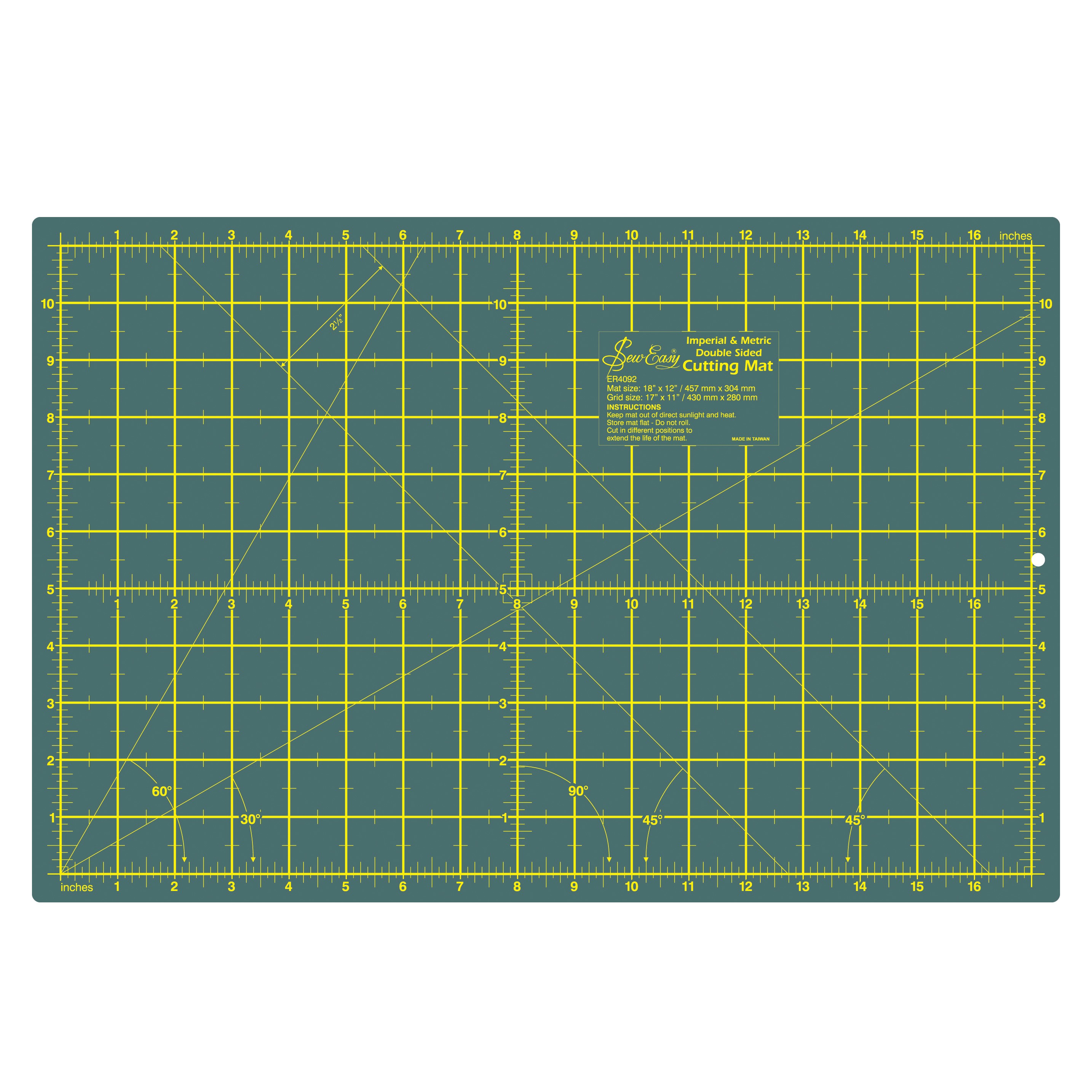 Sew Easy Cutting Mat - 45 x 30cm > Cutting Boards & Mats > Barnyarns