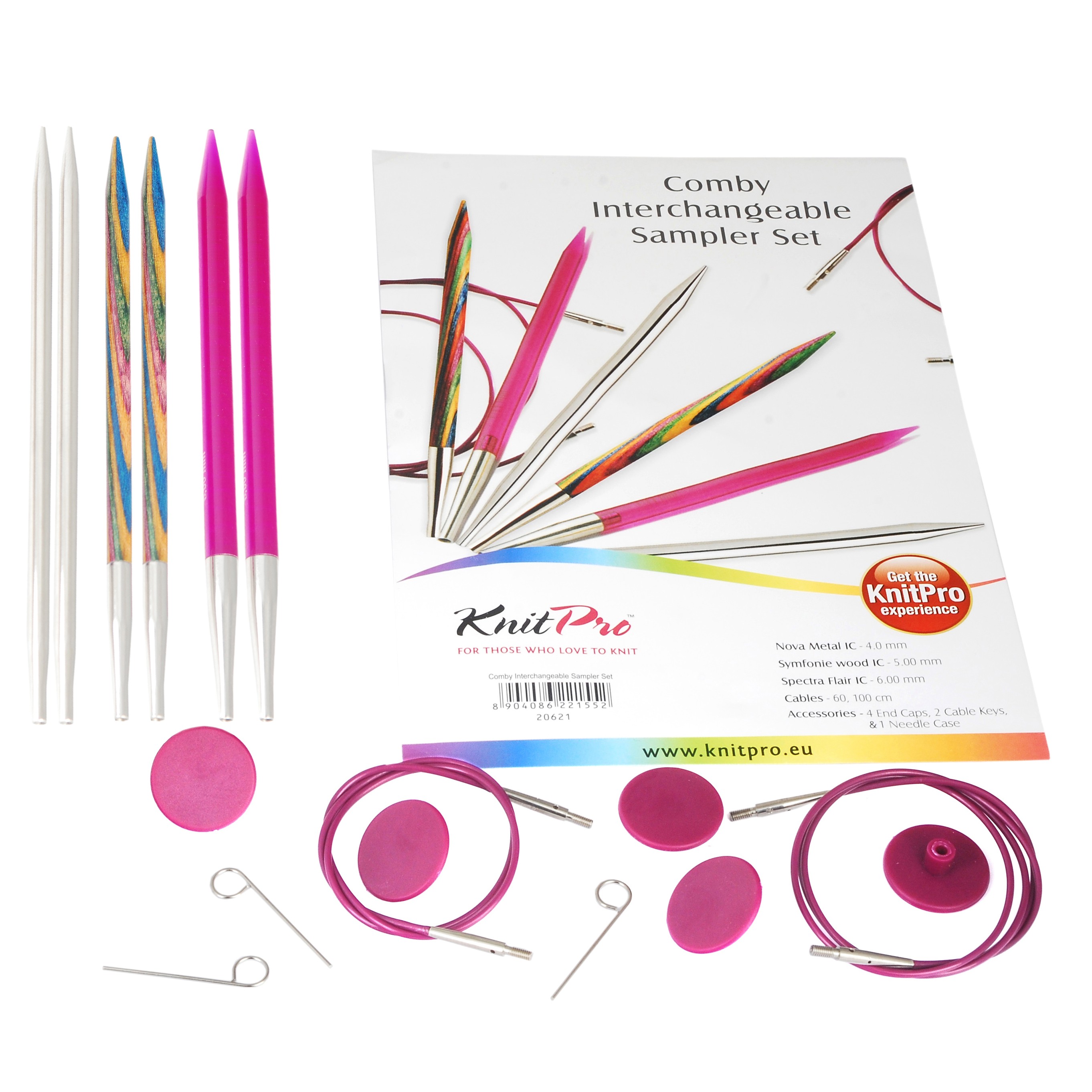 Knitpro Knitting Pins Circular Interchangeable Sampler Set I