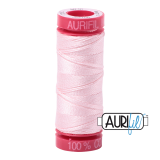 Aurifil 12 2410 Pale Pink Small Spool 50m