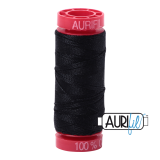 Aurifil 12 2692 Black Small Spool 50m