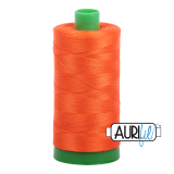 Aurifil 40 1104 Neon Orange Large Spool 1000m