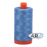 Aurifil 50 Colour 2725 1300m  Medium Blue