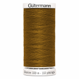 Gutermann Denim 100m Reel - Jeans Light Brown