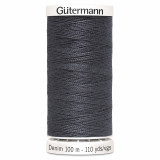 Gutermann Denim 100m Reel - Jeans Grey