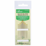 Hand Sewing Needles: Milliners: Gold Eye: No.3-9 (12)