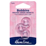 Hemline Plastic Bobbin Vertical Load