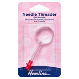 Hemline Needle Threader with Magnifier