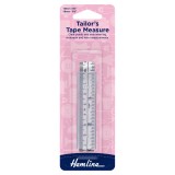 Hemline Tape Measure Tailors Tape - Plastic End