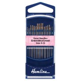 Hemline Hand Needles Premium Embroidery/Crewel Size 5-10