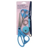 Hemline Cutting Set Scissor & Tool Set 4 Piece Blue
