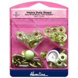 Hemline Heavy Duty Snaps Gold - 15mm