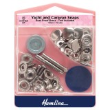 Hemline Yacht and Caravan Snaps Starter Sets - Nickel