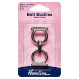 Hemline Buckle Belt60 x 25.4mm 1 Piece Nickel