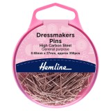 Hemline Pins Dressmaker's 0.65 x 27mm Steel 350 Pieces