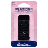 H777.19.B Magnetic Bra Extender: Black - 19mm