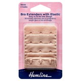 Hemline Bra Back Extender 50mm Nude