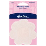 Hemline Flower-Shaped Modesty Pads - 2 pairs
