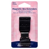 Hemline Magnetic Bra Extender Black - 28mm