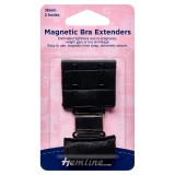 Hemline Magnetic Bra Extender Black - 38mm