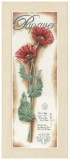 Lanarte Counted Cross Stitch Kit - Red Poppies (Linen)