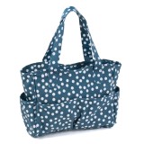 Craft Bag Matt PVC: Teal Spot