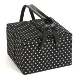 HobbyGift Sewing Box Large Black Star