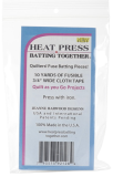 Heat Press Batting Tape To hold batting pieces 10yds x 3/4 inch (9m x 19mm)