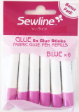 Sewline Water Soluble Glue Refill - Blue PACK OF 6