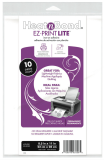 HeatnBond Lite EZ Print 8.5" x 11" (10 sheets per Pack)