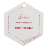 Sew Easy Mini Template Set - Hexagon  2.87 x 2.5in