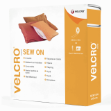 Velcro Sew-On Tape 10m x 20mm WHITE (Full Box - V60270)